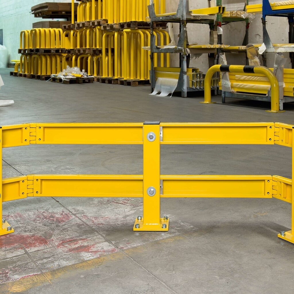 Produktabbildung Nr. 6: MORAVIA Standpfosten für Schutzplanken C-Profil, Inneneinsatz, Höhe 465 mm