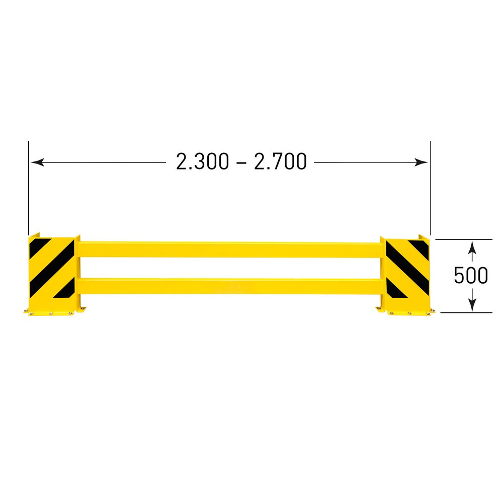 Produktabbildung Nr. 6: Komplett-Set Rammschutz-Planken, Breite 2.300-2.700 mm