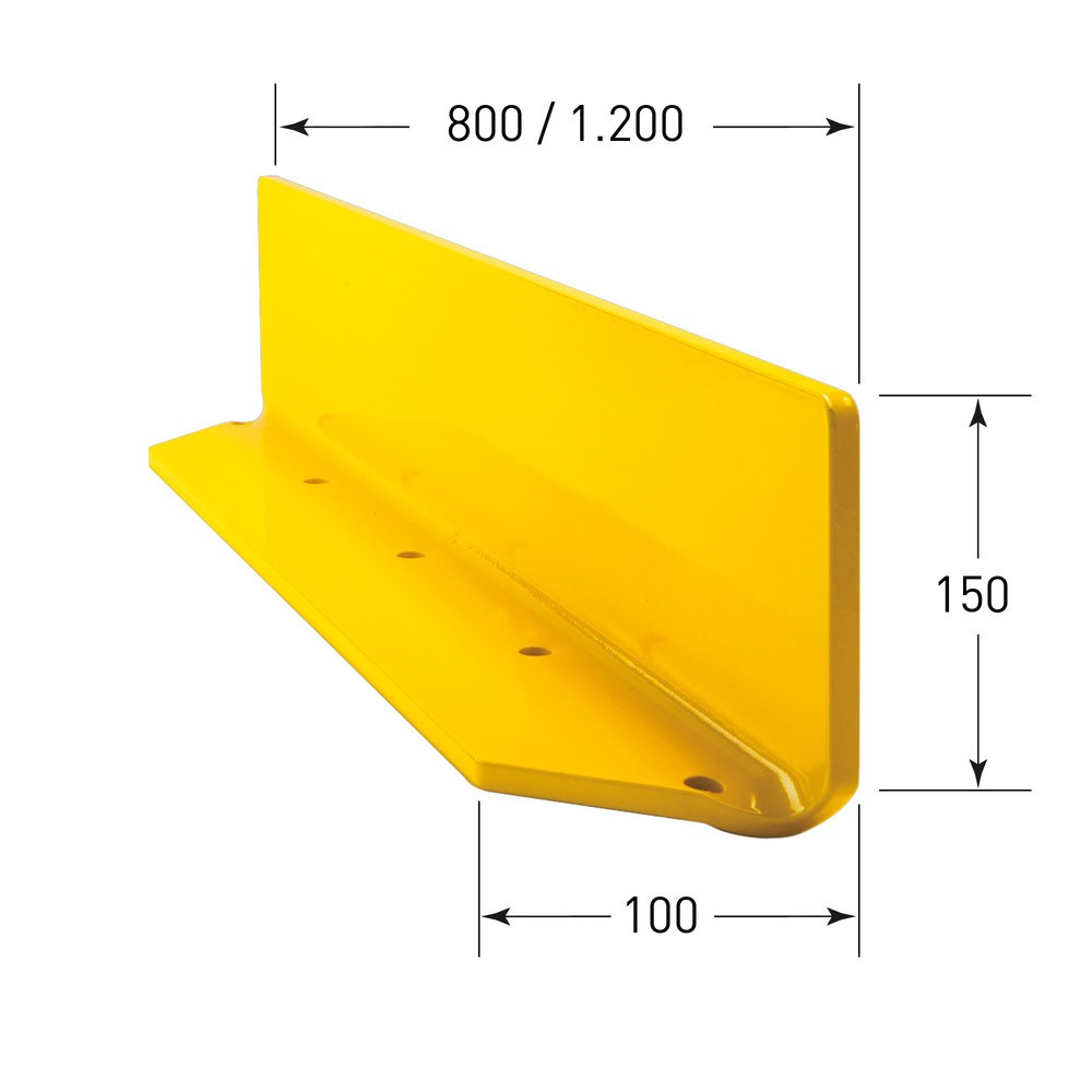 Produktabbildung Nr. 7: MORAVIA Leitbord, HxL 150 x 800 mm, Stärke 6 mm