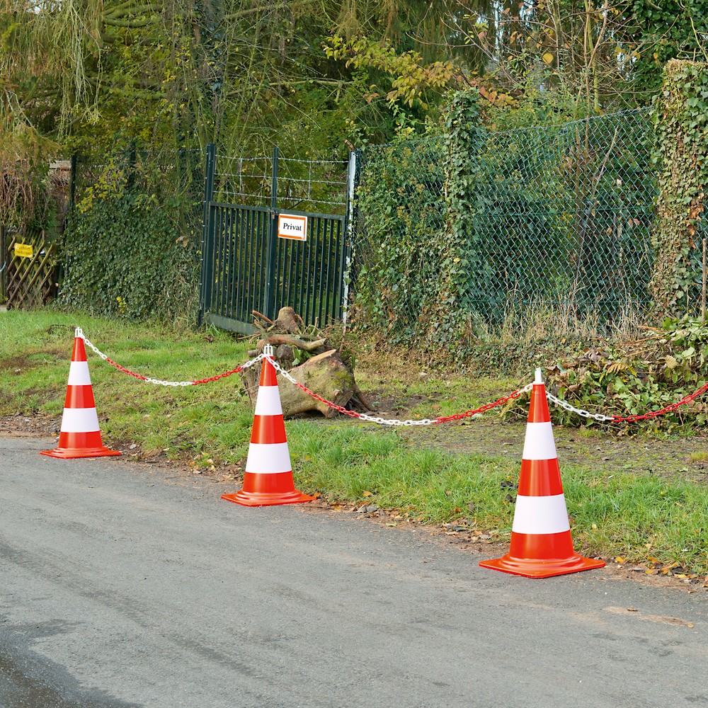Produktabbildung Nr. 2: MORAVIA Leitkegel-Set, tagesleuchtend, Höhe 500 mm