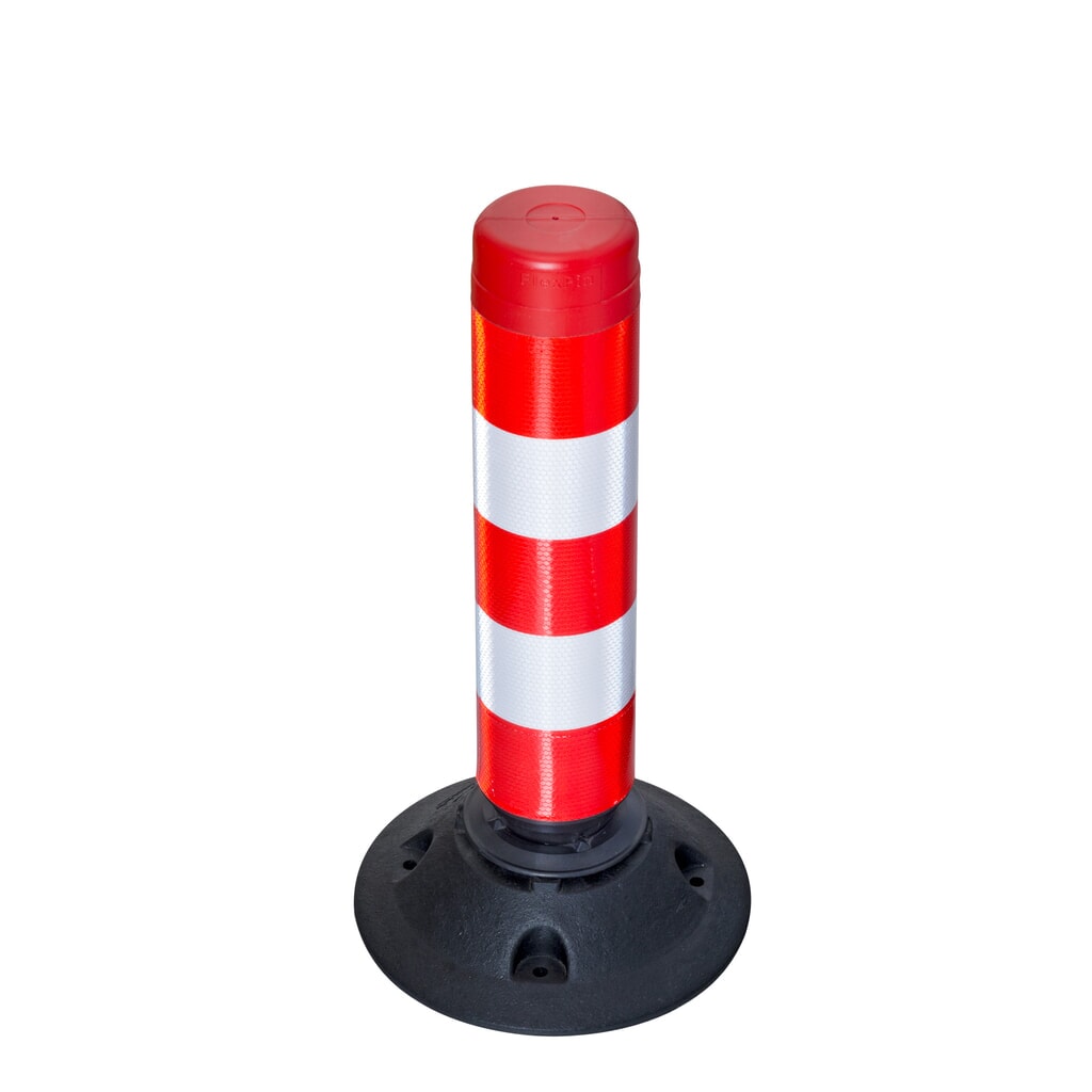 Produktabbildung: MORAVIA Leitzylinder FlexPin, rot/weiß, Höhe 460 mm