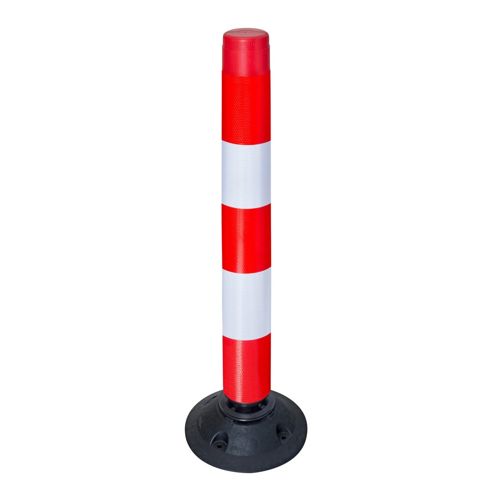 Produktabbildung Nr. 1: MORAVIA Leitzylinder FlexPin, rot/weiß, Höhe 1.000 mm