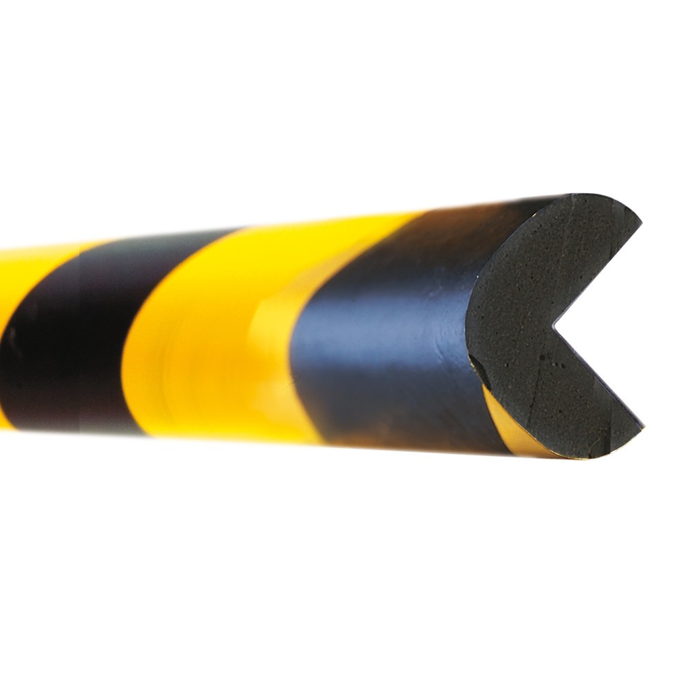 Produktabbildung: MORAVIA Prallschutz für Kanten, magnetisch, halbkreisförmig, HxB 30 x 30 mm, Länge 1 m