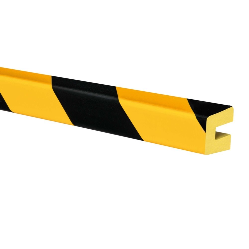 Produktabbildung: MORAVIA Prallschutz für Kanten, rechteckig, zum Aufstecken, HxB 25 x 30 mm, Länge 1 m