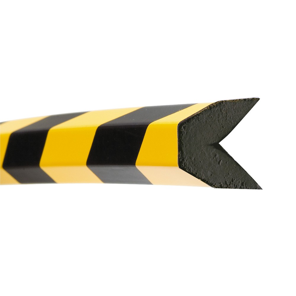 Produktabbildung: MORAVIA Prallschutz für Kanten, trapezförmig, magnetisch, HxB 40 x 40 mm, Länge 1 m