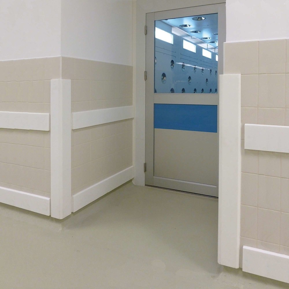 Produktabbildung Nr. 5: MORAVIA Prallschutz für Wände, zum Montieren, HxB 150 x 10 mm, Länge 2.060 mm, weiß