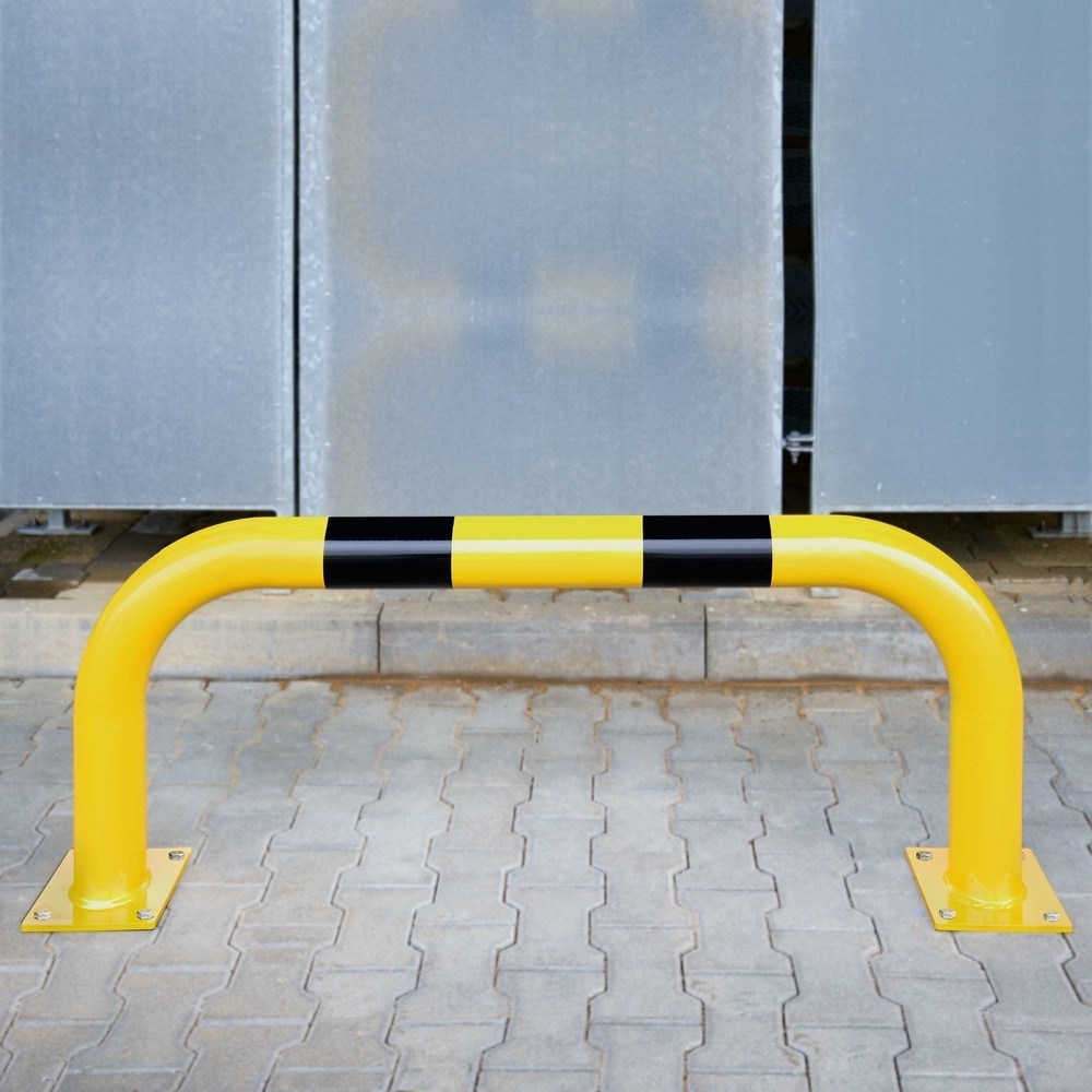 Produktabbildung: MORAVIA Rammschutzbügel, Außenbereich, HxL 600 x 1.500 mm, Ø 108 mm