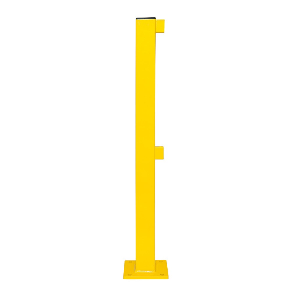Produktabbildung: MORAVIA Anfangs-/Endpfosten für Rammschutzgeländer S-Line, Innenbereich, 1.000 mm Höhe