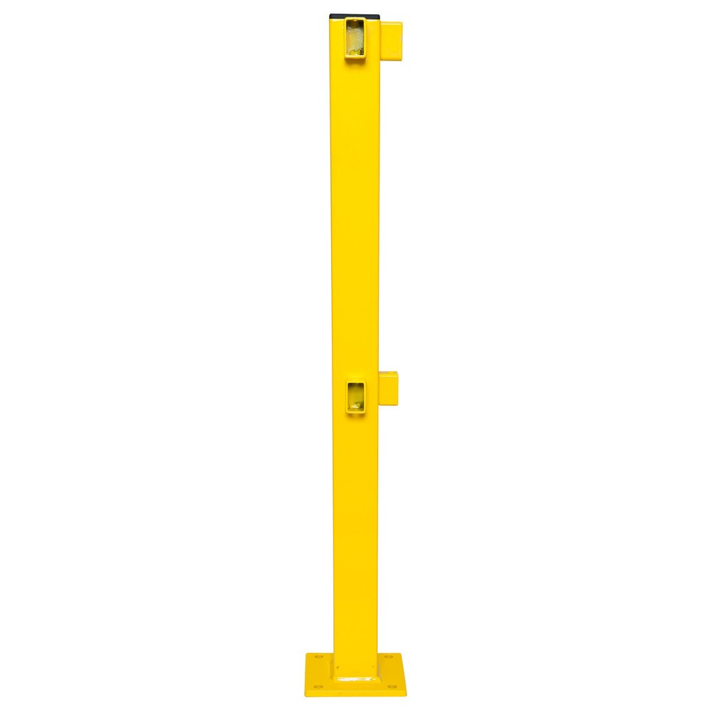 Produktabbildung: MORAVIA Eckpfosten für Rammschutzgeländer S-Line, Außenbereich, 1.000 mm Höhe