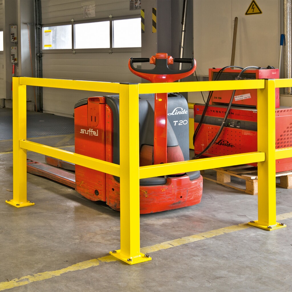 Produktabbildung Nr. 2: MORAVIA Holmsatz für Rammschutzgeländer S-Line, Innenbereich, 1.000 mm Länge