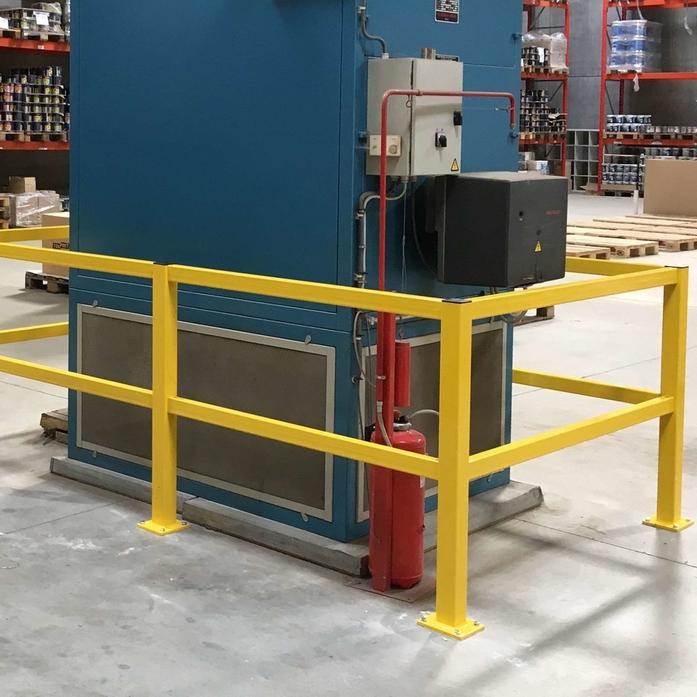 Produktabbildung Nr. 5: MORAVIA Eckpfosten für Rammschutzgeländer S-Line, Innenbereich, 1.000 mm Höhe
