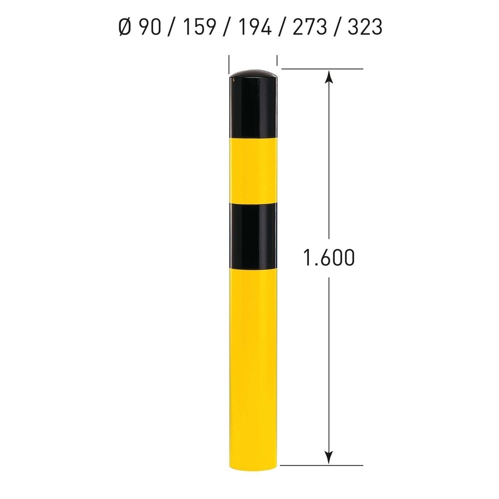 Produktabbildung Nr. 4: MORAVIA Rammschutzpoller, zum Einbetonieren, Außenbereich, Höhe 1.600 mm, Ø 159 mm