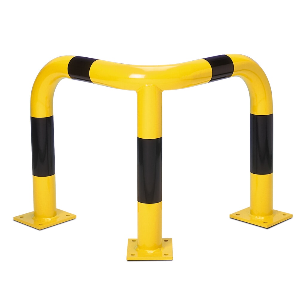 Produktabbildung: MORAVIA Rammschutzbügel,  Außenbereich, winkelförmig, winkelförmig, HxT 600 x 600 mm
