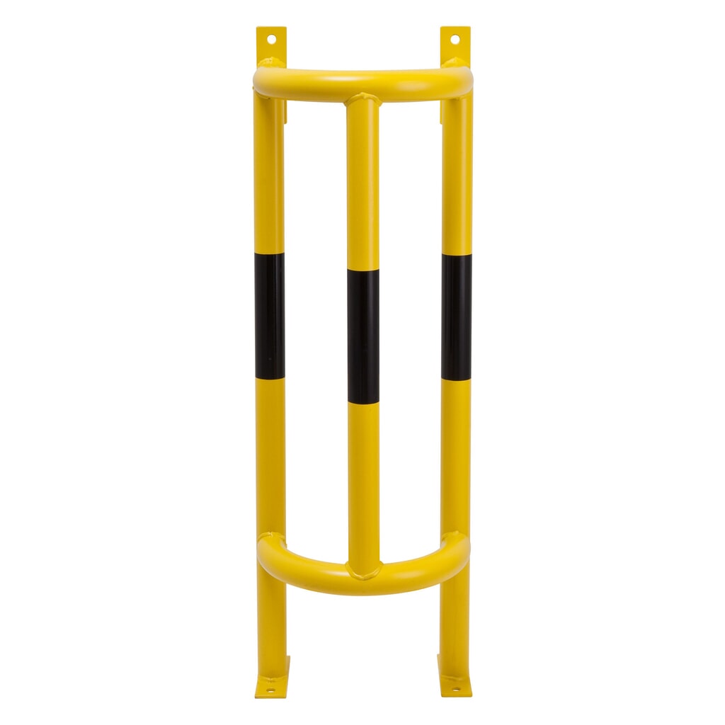 MORAVIA Rammschutzbügel für Rohre, Außenbereich, winkelförmig, HxT 1.000 x 350 mm Produktabbildung Nr. 1: MORAVIA Rammschutzbügel für Rohre, Außenbereich, winkelförmig, HxT 1.000 x 350 mm