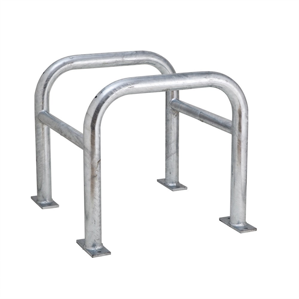Produktabbildung Nr. 1: MORAVIA Säulen-Anfahrschutz, Außenbereich, feuerverzinkt, Höhe 600 mm, für Säulenmaße (BxT) 500 x 500 mm