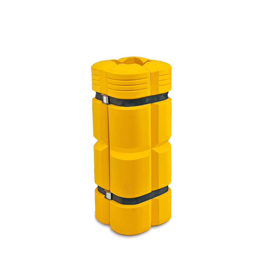 MORAVIA Säulen-Anfahrschutz, Höhe 1.100 mm, für Säulenmaße (BxT) 200-300 x 200-300 mm Produktabbildung: MORAVIA Säulen-Anfahrschutz, Höhe 1.100 mm, für Säulenmaße (BxT) 200-300 x 200-300 mm