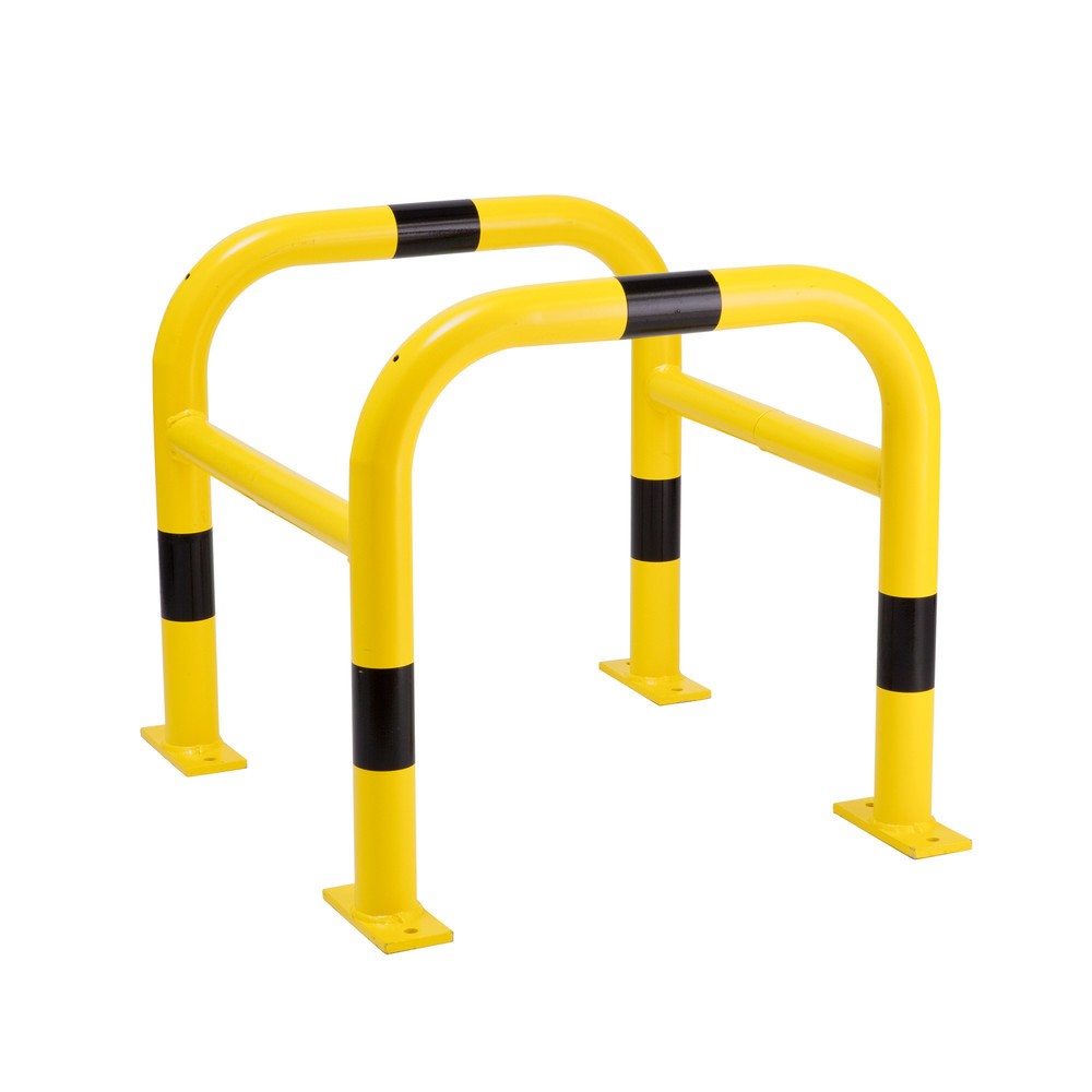 Produktabbildung: MORAVIA Rammschutzbügel für Säulen, Außenbereich, winkelförmig, HxBxT 600 x 620 x 620 mm