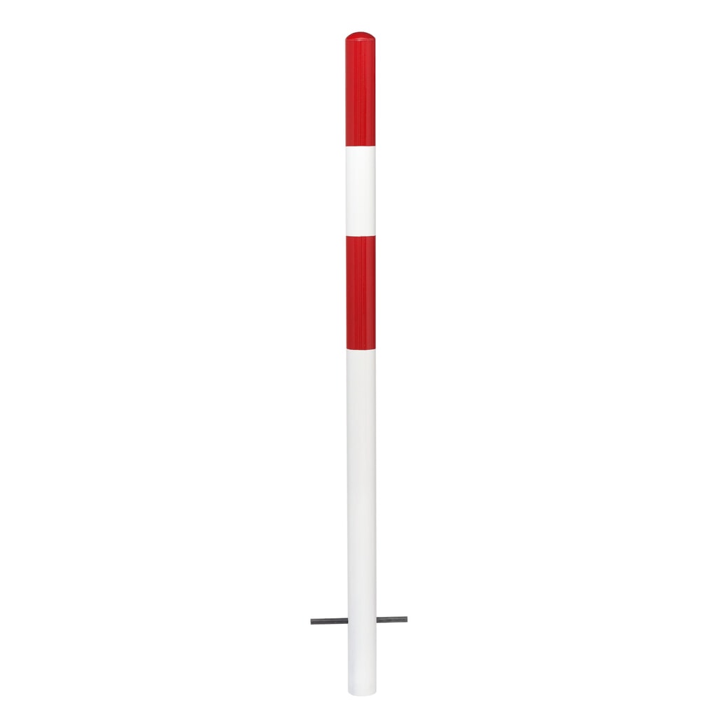MORAVIA Sperrpfosten MORION, feststehend, Rundrohr Ø 60 mm, kunststoffbeschichtet, zum Einbetonieren, ohne Kettenöse Produktabbildung: MORAVIA Sperrpfosten MORION, feststehend, Rundrohr Ø 60 mm, kunststoffbeschichtet, zum Einbetonieren, ohne Kettenöse