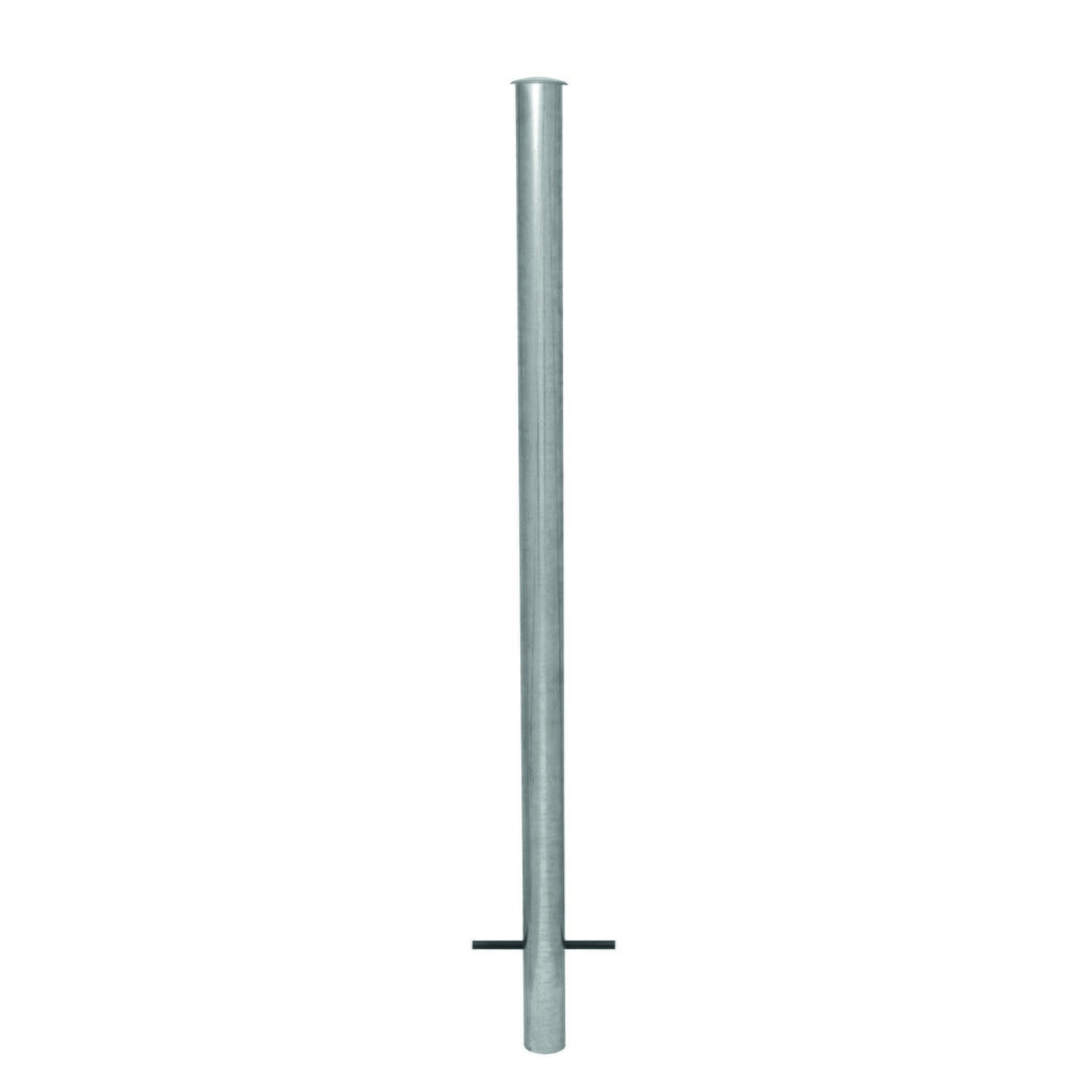 MORAVIA Systemgeländer URBAN, Standrohr, Ø 60 mm, Höhe über Flur 1.000 mm, zum Einbetonieren, feuerverzinkt Produktabbildung Nr. 1: MORAVIA Systemgeländer URBAN, Standrohr, Ø 60 mm, Höhe über Flur 1.000 mm, zum Einbetonieren, feuerverzinkt