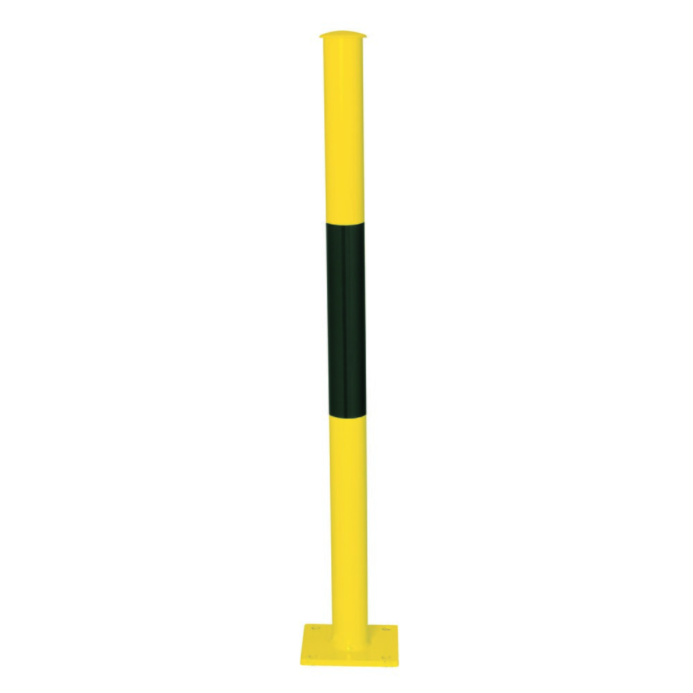 Produktabbildung Nr. 1: MORAVIA Systemgeländer URBAN, Standrohr, Ø 60 mm, Höhe über Flur 1.000 mm, zum Aufdübeln, feuerverzinkt u. lackiert, schwarz/gelb