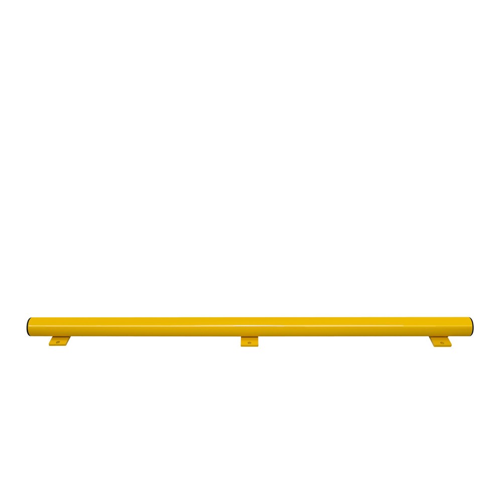 Produktabbildung: MORAVIA Unterfahrschutz-Balken, Länge 1.750 mm, kunststoffbeschichtet, als Ergänzung zu BLACK BULL Rammschutz-Geländer HYBRID
