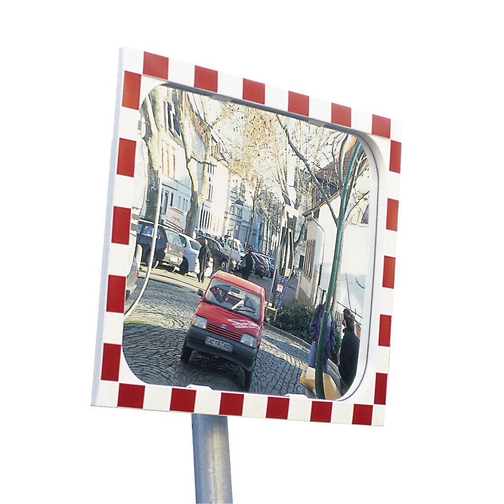 Produktabbildung: Verkehrsspiegel Diamond Premium, mit Heizung, BxH 600 x 400 mm