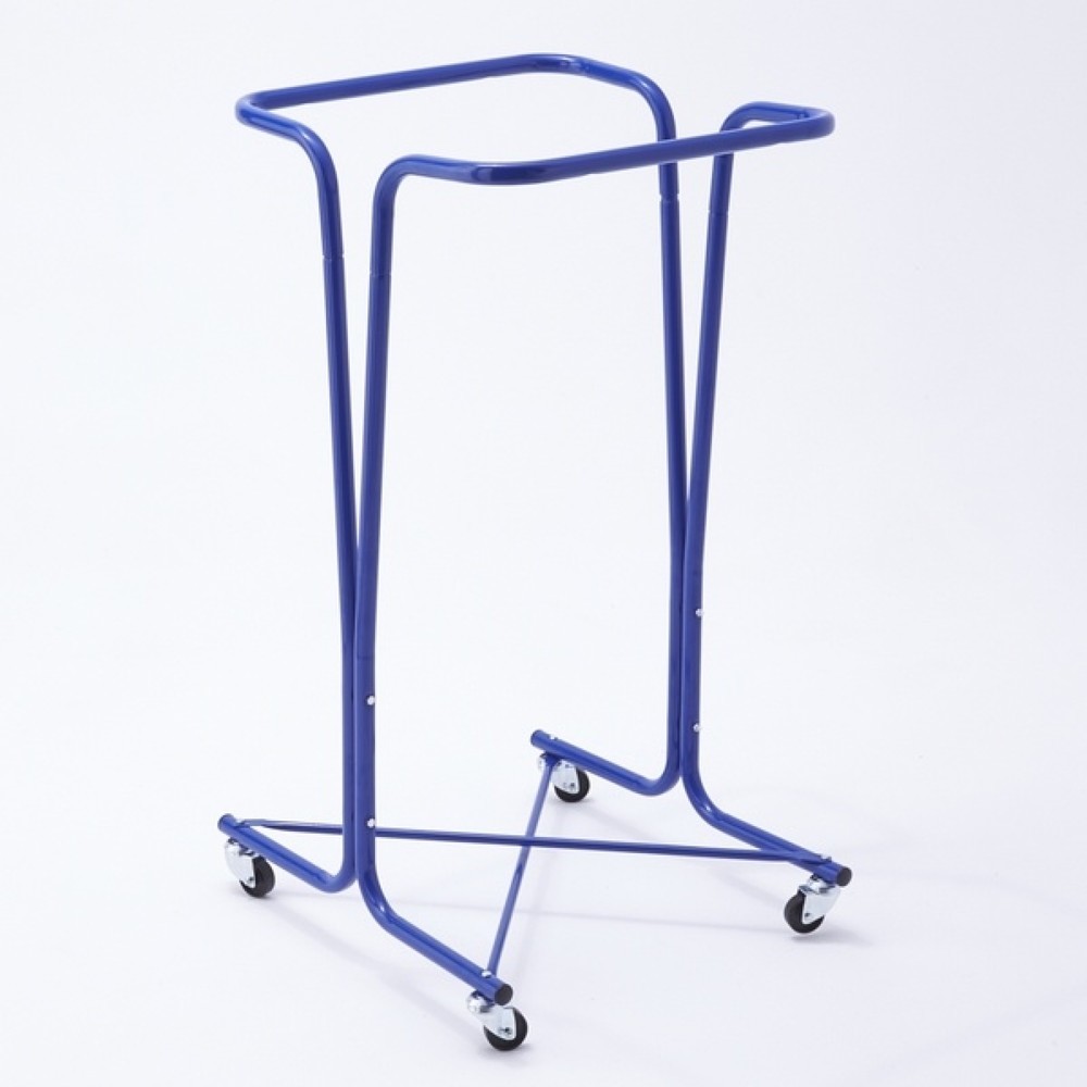 Produktabbildung: MOTTEZ Müllsackständer 400 Liter mit Rollen, blau