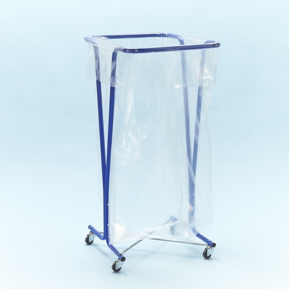 Produktabbildung Nr. 3: MOTTEZ Müllsackständer 400 Liter mit Rollen, blau