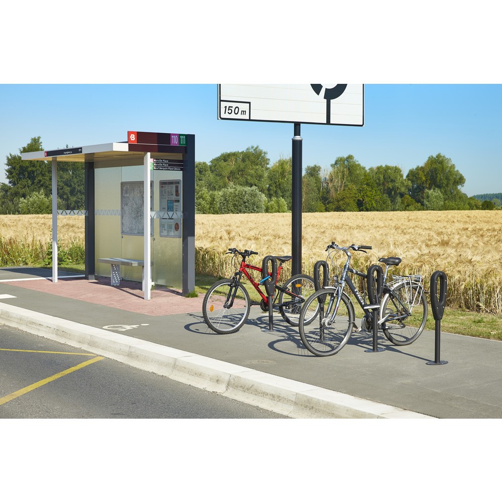 Produktabbildung Nr. 7: MOTTEZ Pfosten für 2 Fahrräder, Länge 260 mm