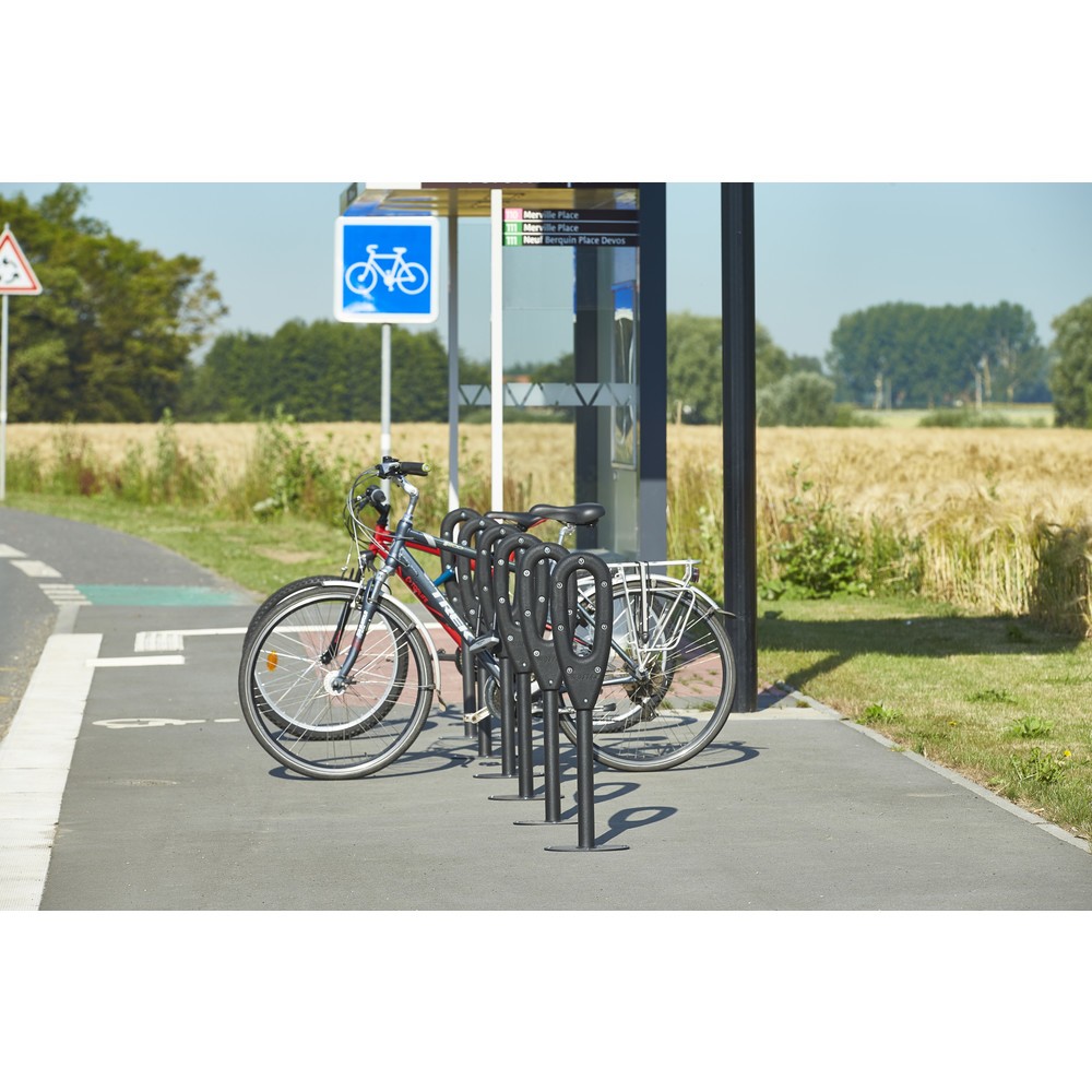 Produktabbildung Nr. 12: MOTTEZ Pfosten für 2 Fahrräder, Länge 260 mm
