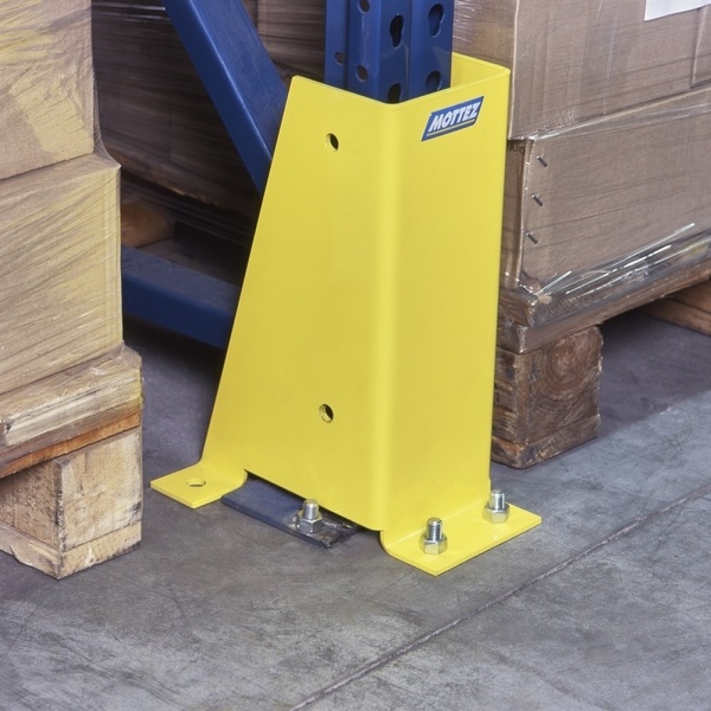 Produktabbildung: MOTTEZ Rammschutzecke, U-Profil, HxBxT 350 x 120 x 140 mm, Stärke 5 mm