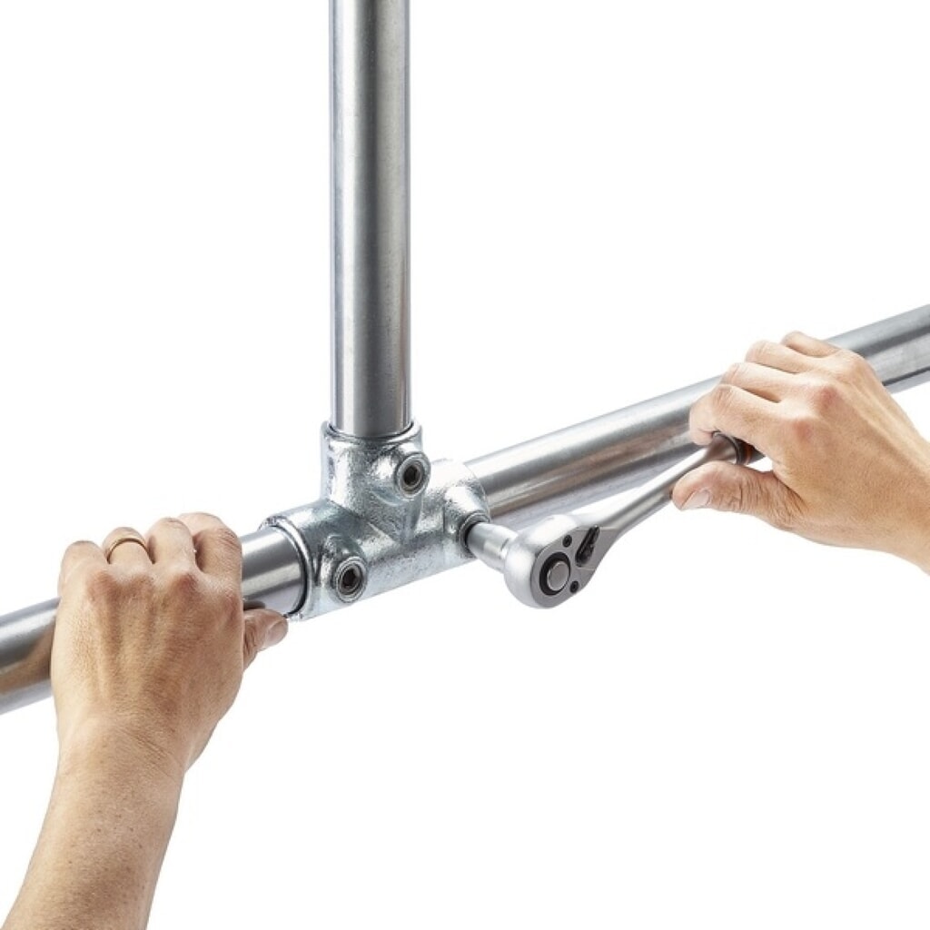 Produktabbildung Nr. 5: MOTTEZ Rohr, Länge 200 cm für Verbinder Ø 27 mm verzinkt