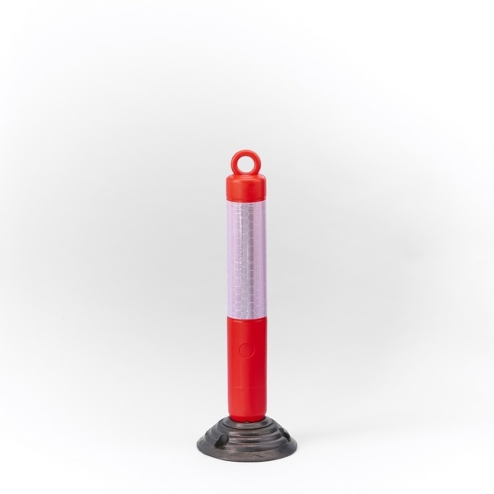 Produktabbildung: MOTTEZ Signalpoller auf flexibler Grundplatte, Höhe 920 mm