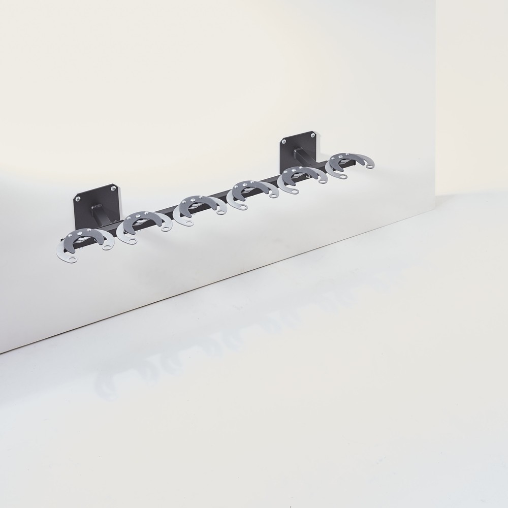 Produktabbildung: MOTTEZ Tretrollerwandhalter mit 6 Plätzen