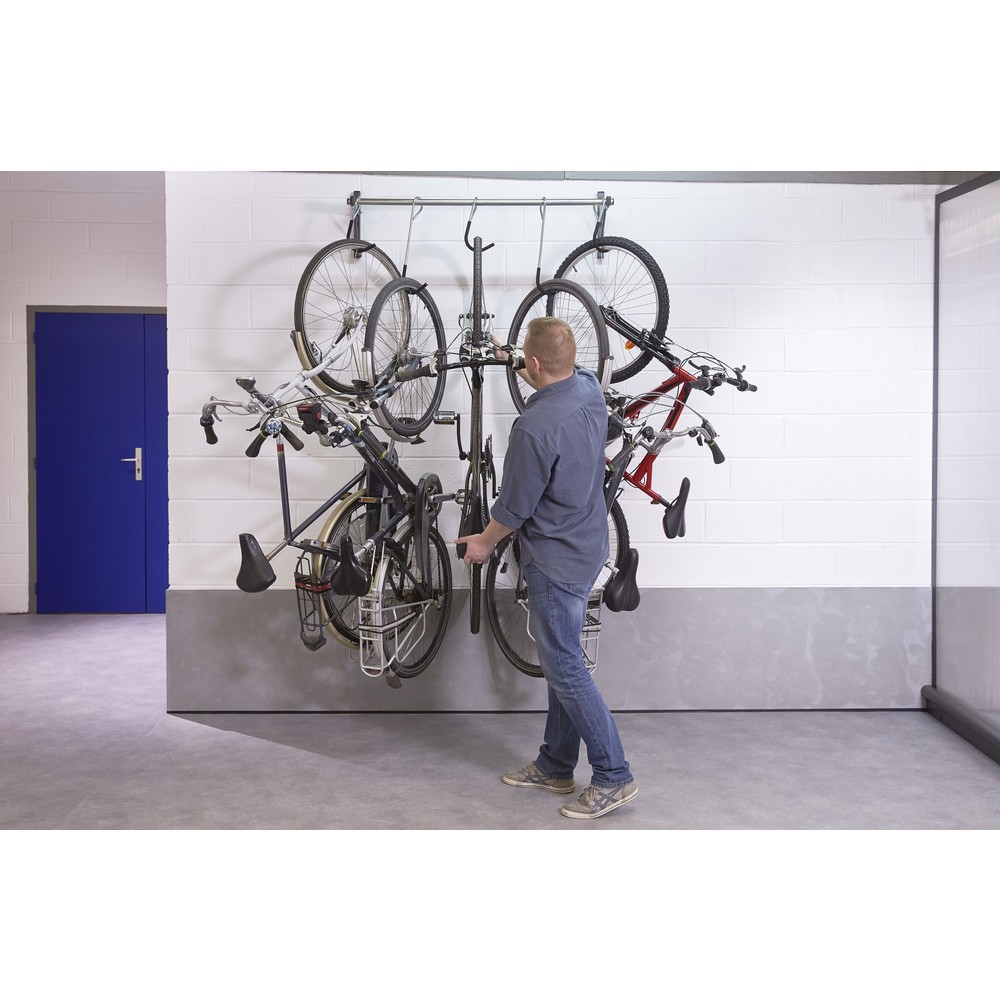 Produktabbildung Nr. 7: MOTTEZ verschiebbarer Wandhalter für 5 Fahrräder