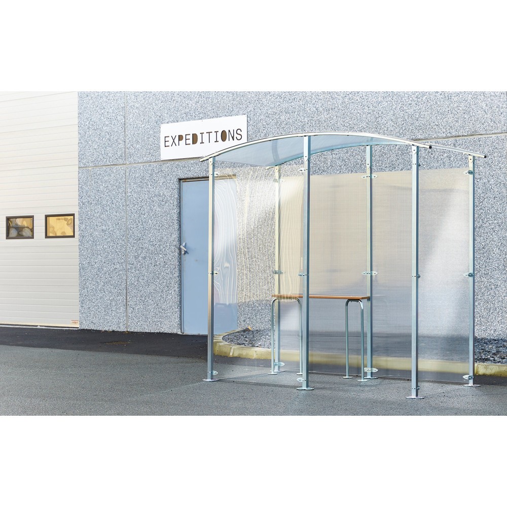 Produktabbildung: MOTTEZ verzinkter Metallunterstand 2 m² freistehend