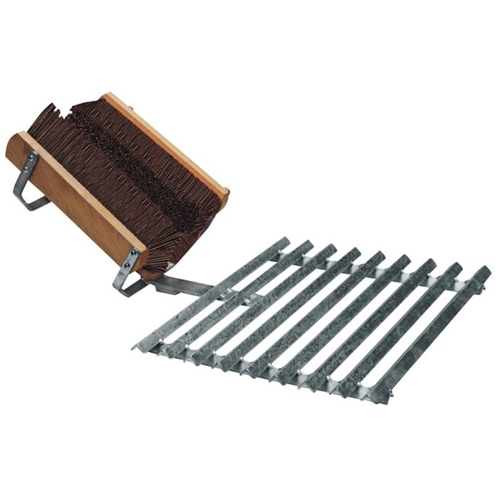 Produktabbildung: MÜBA Fußabtritt, verzinkt, 500 x 500 mm