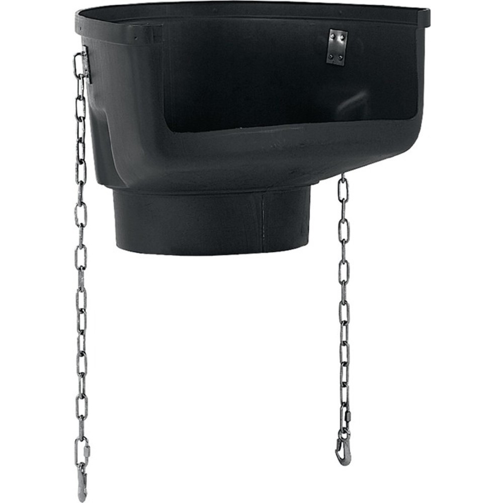 Produktabbildung: MÜBA Schuttrohrtrichter, kurz Oberer-Ø=528 mm 412 mm, 6 kg Polyethylen