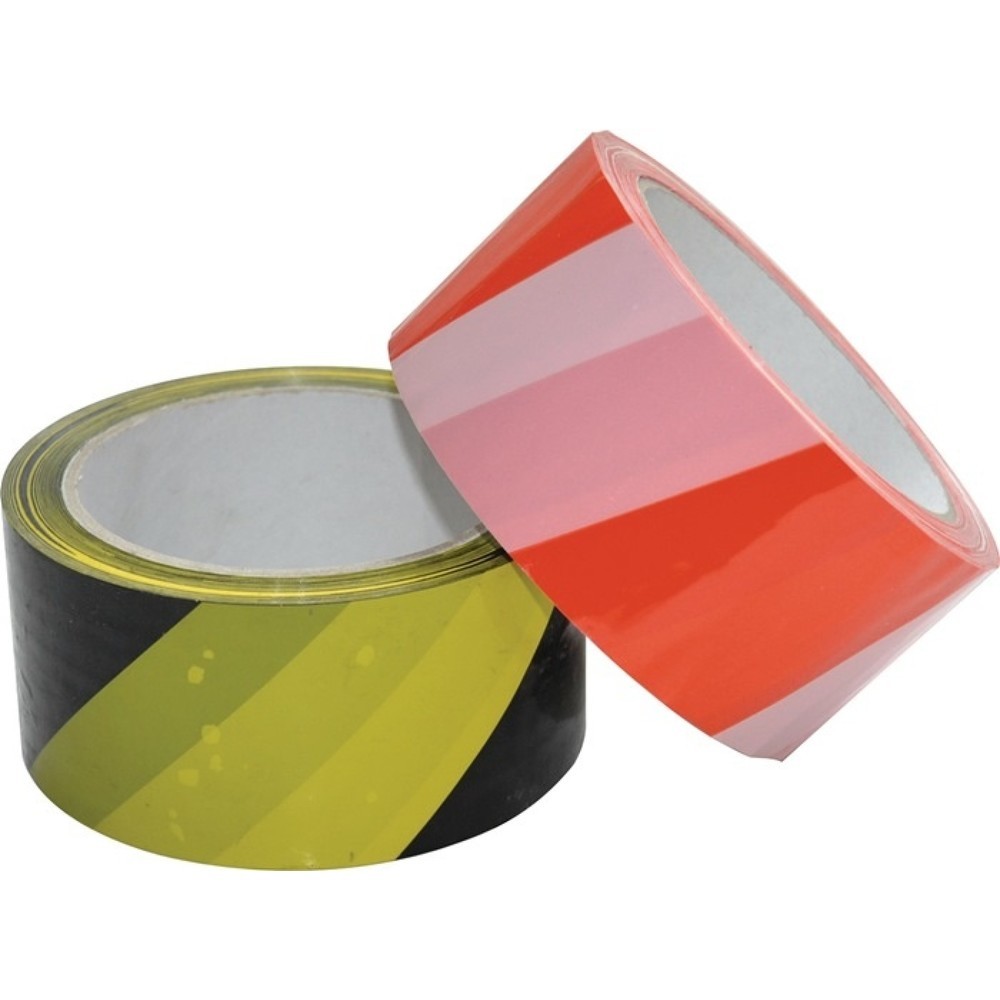 Produktabbildung: MULTICOLL Klebeband, Breite 50 mm Länge 66 m schwarz / gelb, Aufdruck ohne
