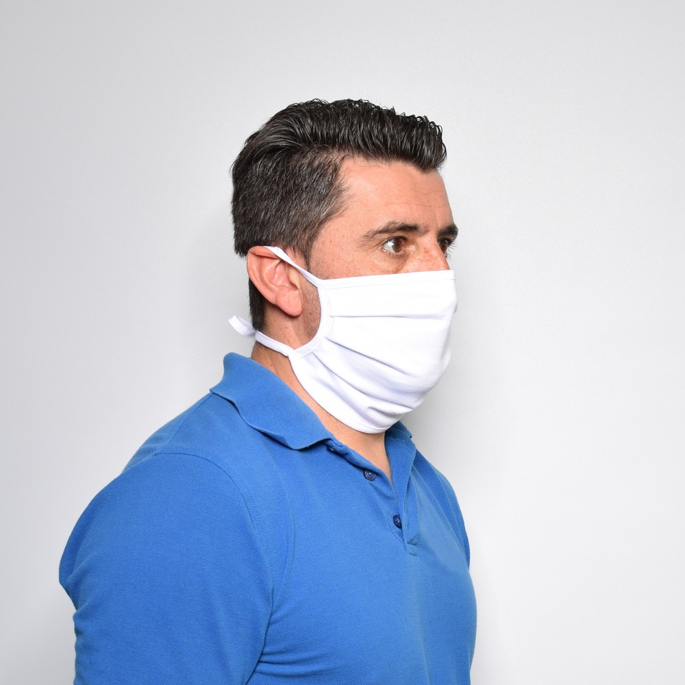 Produktabbildung Nr. 3: Mundschutz und Nasenschutz Typ D, Mehrwegmaske, waschbar, soft