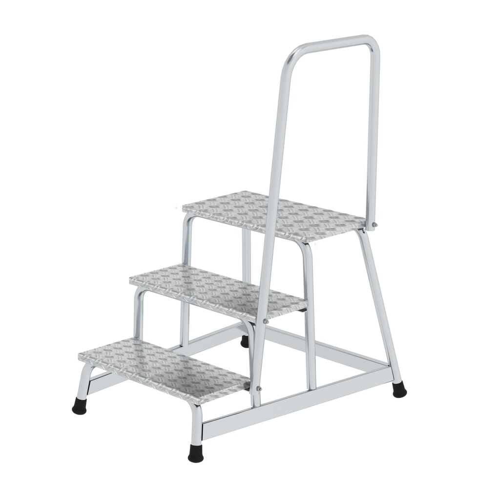 Munk Arbeitspodest starr mit Handlauf 3 Stufen Produktabbildung: Munk Arbeitspodest starr mit Handlauf 3 Stufen