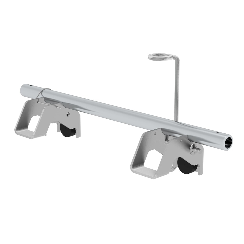 Produktabbildung: Munk Einfallhaken komplett 73x25 mm Seilzugleiter 2 teilig