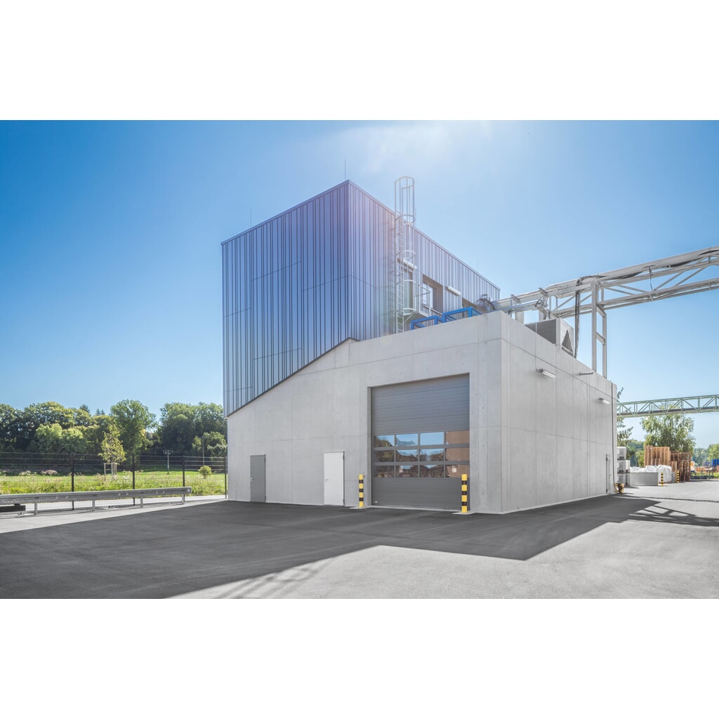 Produktabbildung Nr. 2: Munk Einzügige Steigleiter mit Rückenschutz Aluminium eloxiert, Steighöhe 4,76m