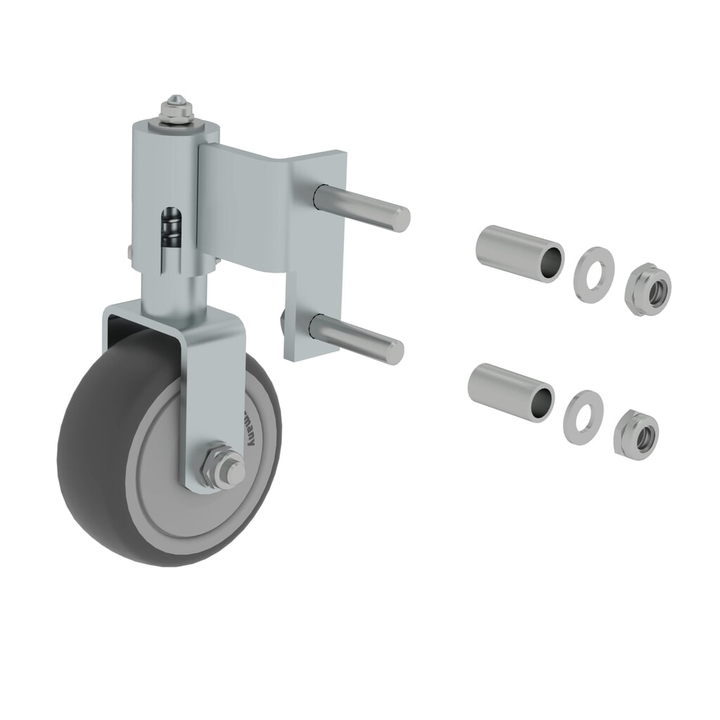 Munk Federrolle für Stufenleiter links Ø 80 mm Produktabbildung Nr. 1: Munk Federrolle für Stufenleiter links Ø 80 mm