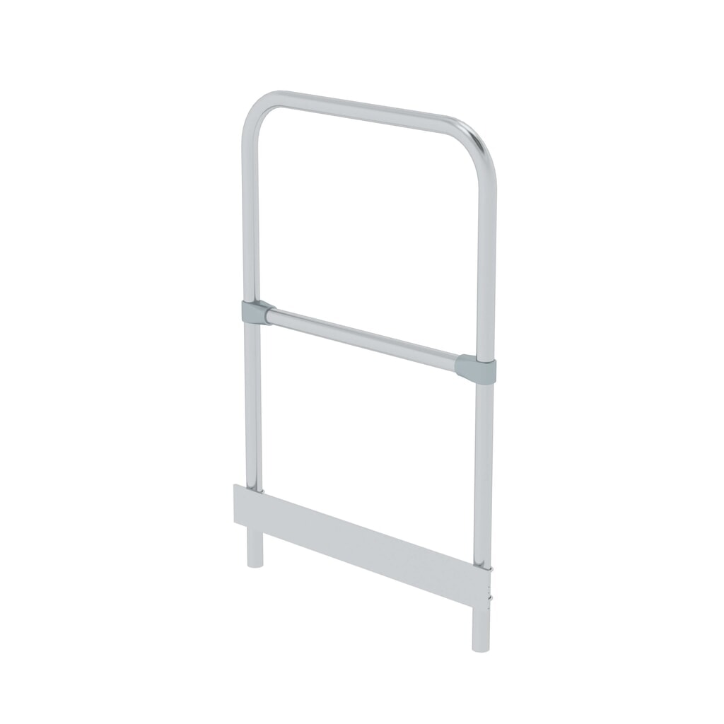 Produktabbildung: Munk Geländer stirnseitig Plattformbreite / Stufenbreite 600mm
