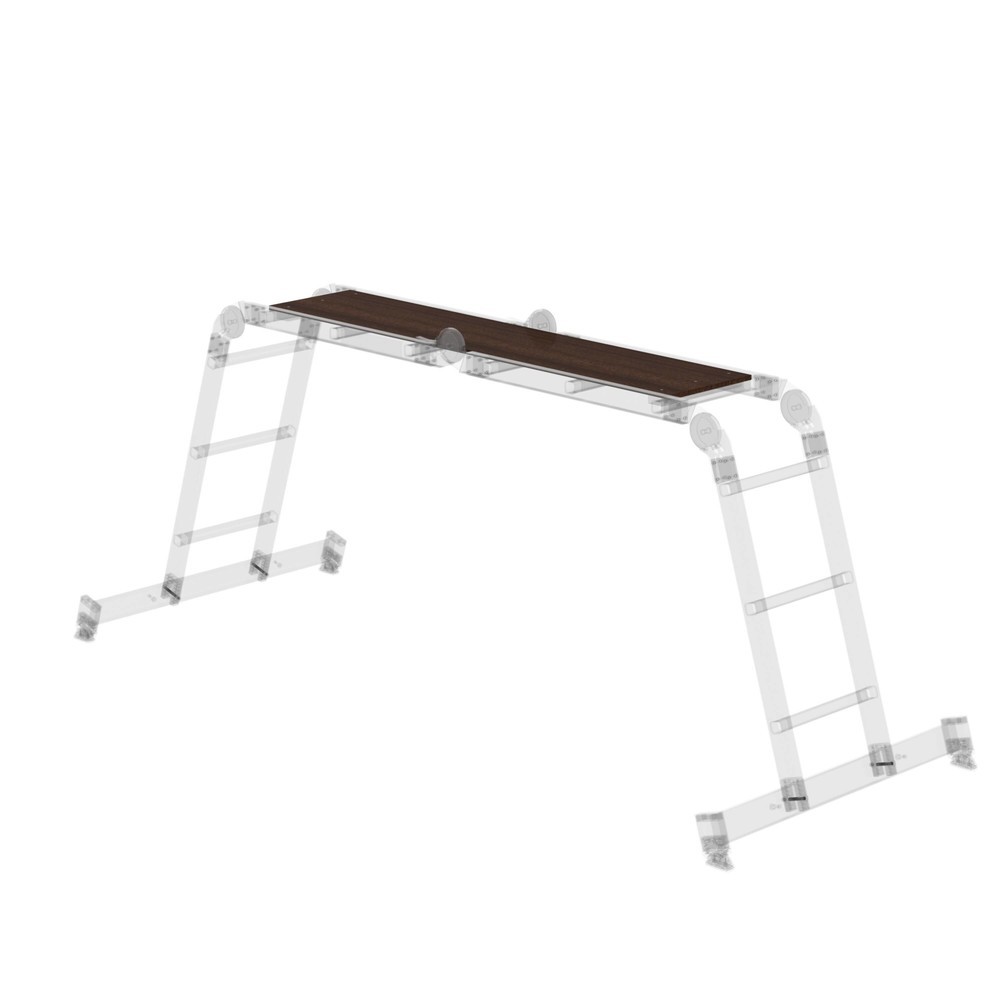 Produktabbildung: Munk Holzbelag für Vielzweckleitern 4-teilig passend zu Best.-Nr. 031310 und 031312