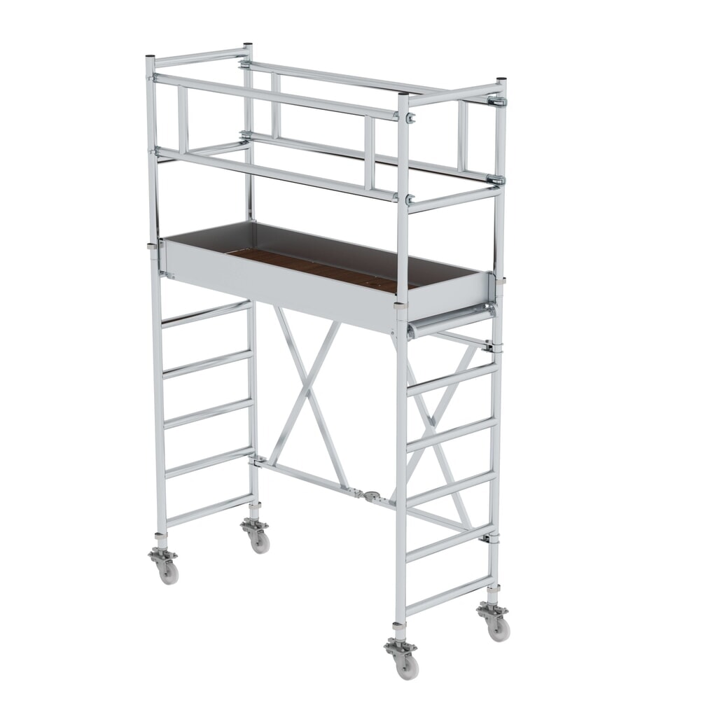Munk Klappgerüst 0,75 x 1,80 m Plattformhöhe 1,80 m Produktabbildung: Munk Klappgerüst 0,75 x 1,80 m Plattformhöhe 1,80 m