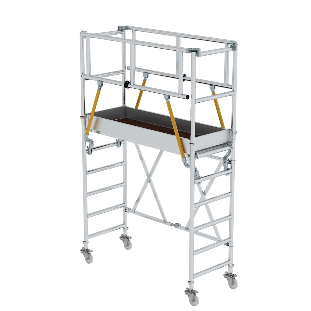 Munk Klappgerüst SG 0,75 x 1,80 m Plattformhöhe 2,08 m Produktabbildung: Munk Klappgerüst SG 0,75 x 1,80 m Plattformhöhe 2,08 m