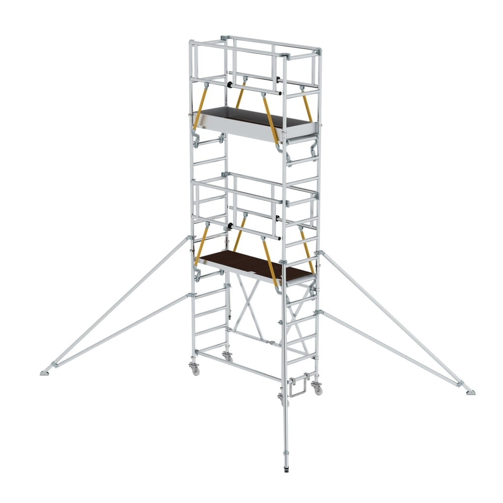 Produktabbildung: Munk Klappgerüst SG 0,75 x 1,80 m mit Ausleger Plattformhöhe 4,04 m