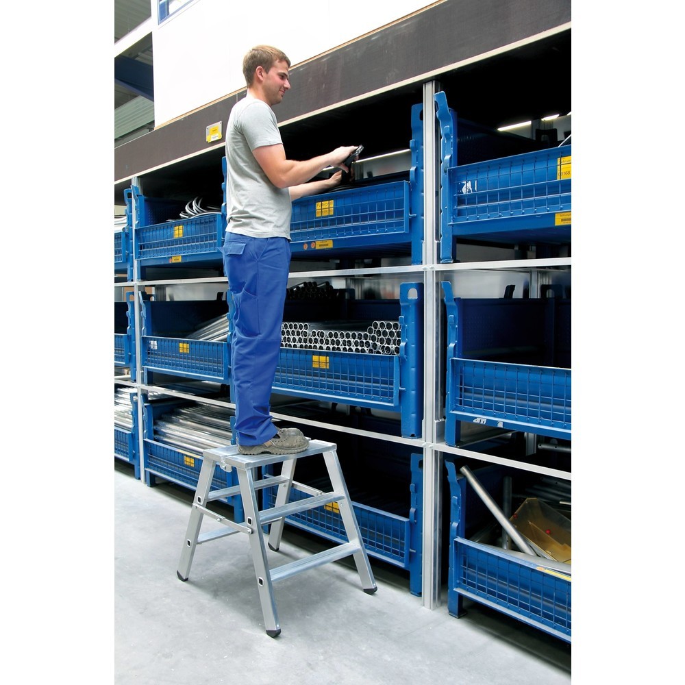 Produktabbildung Nr. 2: Munk Klapppodest beidseitig begehbar 2x2 Stufen